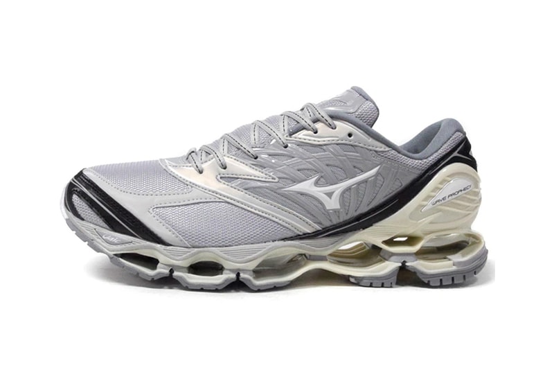 mizuno wave prophecy gray running shoes white black official release date info photos price store list buying guide