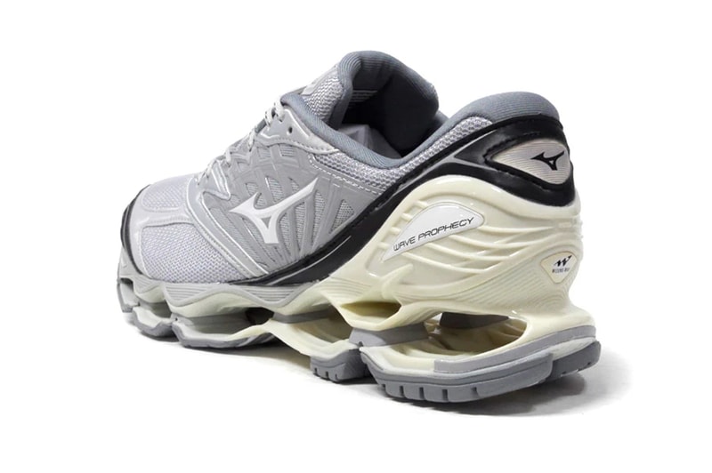 mizuno wave prophecy gray running shoes white black official release date info photos price store list buying guide