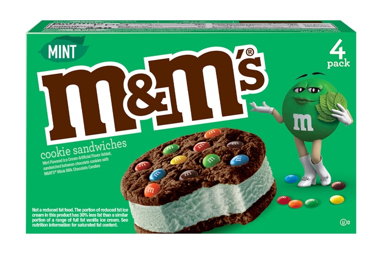 M&M's Celebrates St. Patrick's Day With New Mint Ice Cream Cookie Sandwich