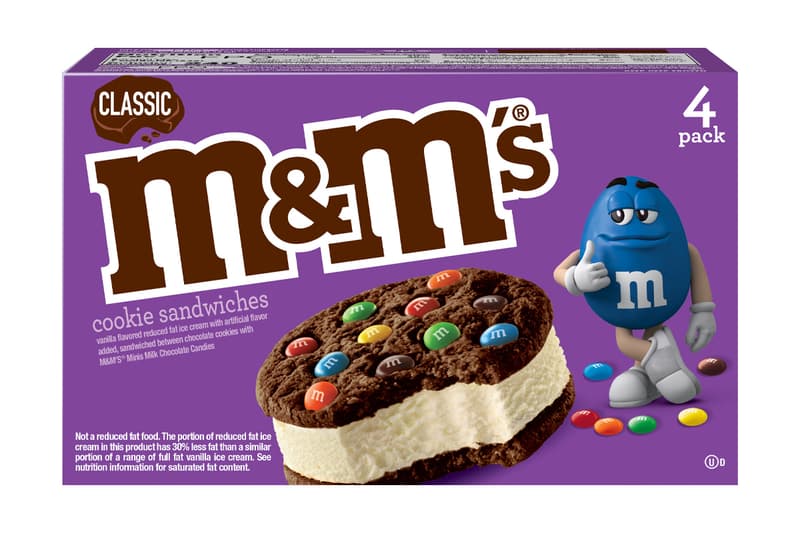 M&Ms St. Patrick's Day Mint Ice Cream Cookie Sandwich New Celebration Leprechaun Dessert