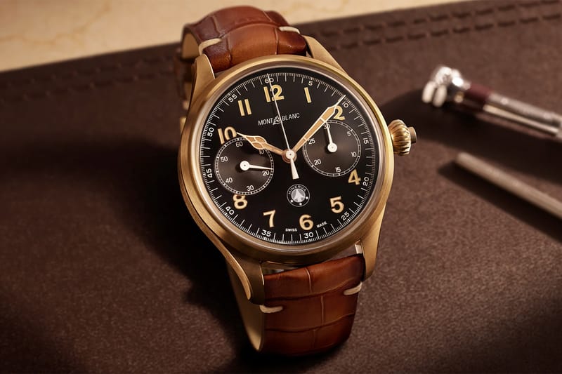Montblanc Crafts a Limited Edition 1858 Monopusher Chronograph in Bronze