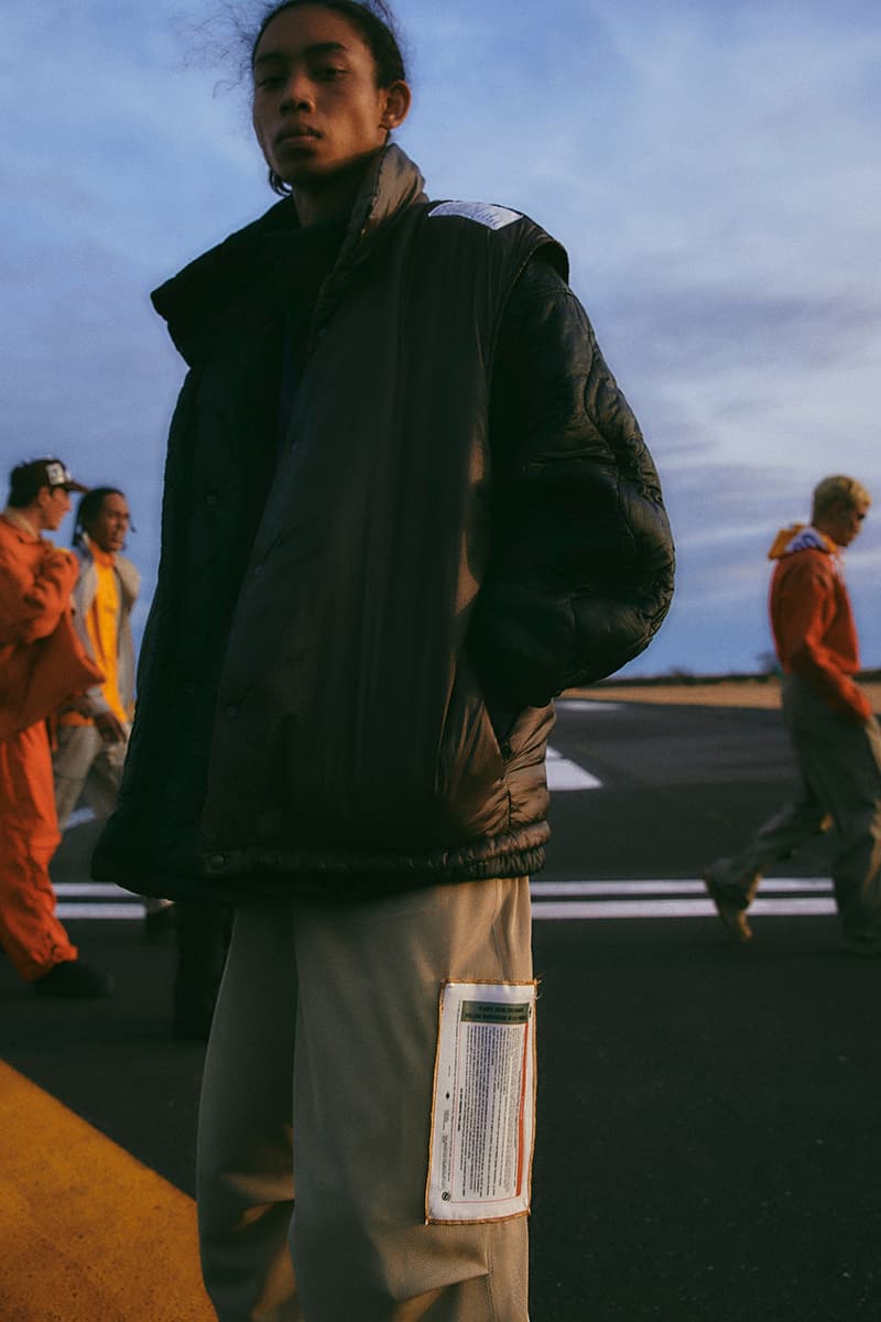 N.HOOLYWOOD TEST PRODUCT EXCHANGE SERVICE, COMPILE FW21 fall winter 2021 collection lookbook japan daisuke obana undercover jun takahashi collaboration rebel fabric porter converse wrangler