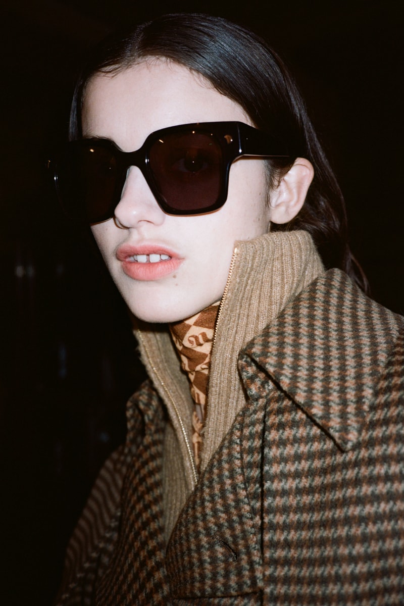 Nanushka Fall Winter 2021 Lookbook Presentation Forced Perspectives FW21 Sandra Sandor Responsible Luxury cratsmanship Material innovation surrealism optimisim optical illusion fantasy reality 
