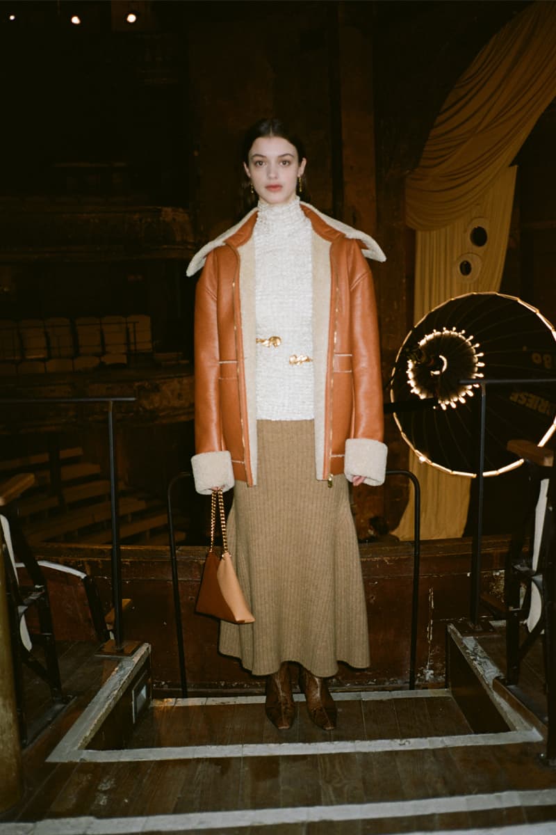 Nanushka Fall Winter 2021 Lookbook Presentation Forced Perspectives FW21 Sandra Sandor Responsible Luxury cratsmanship Material innovation surrealism optimisim optical illusion fantasy reality 