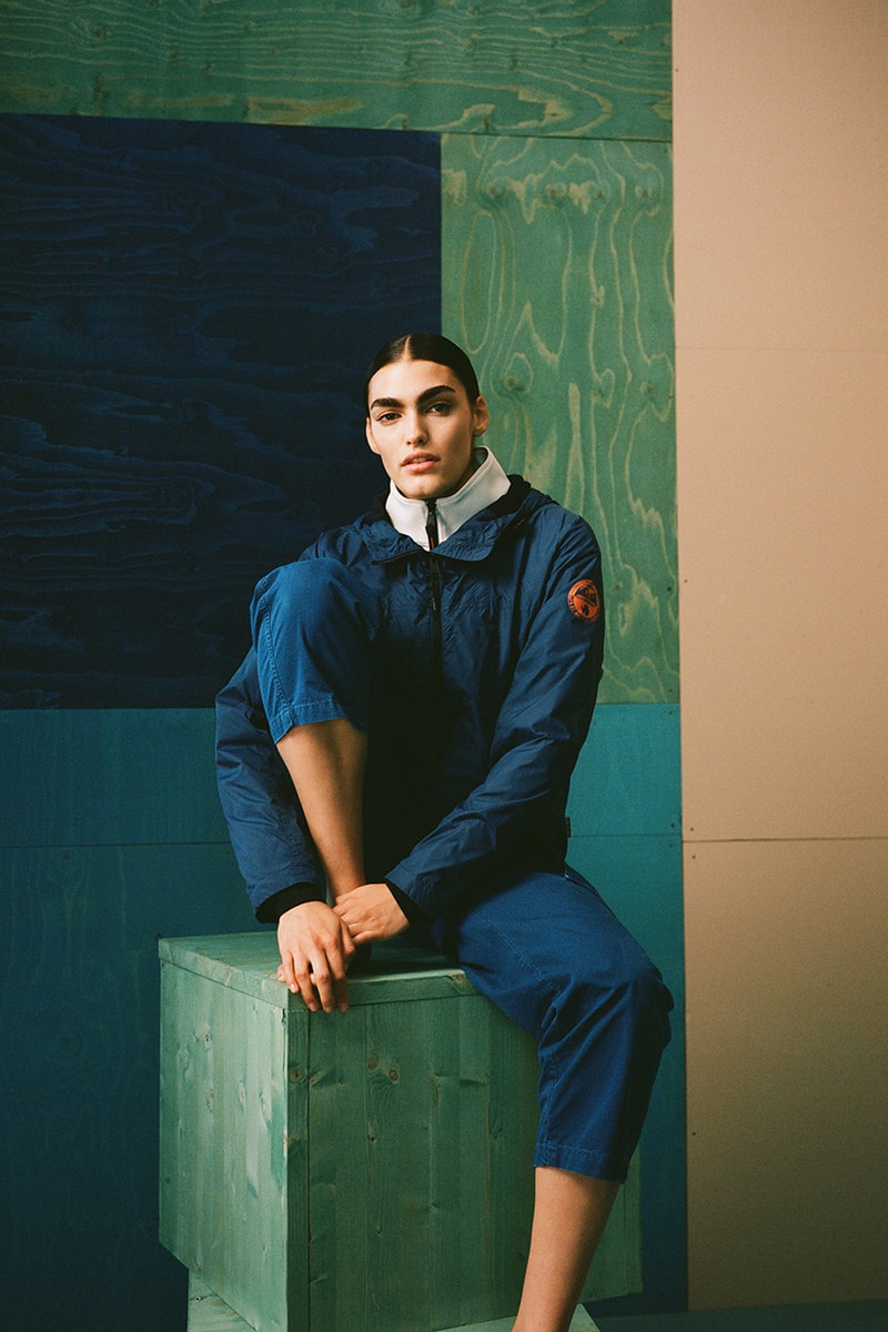 napapijri circular series windbreaker rainforest jacket spring summer 2021 details sustainable econyl regenerated nylon recyclable cradle to cradle certified gold