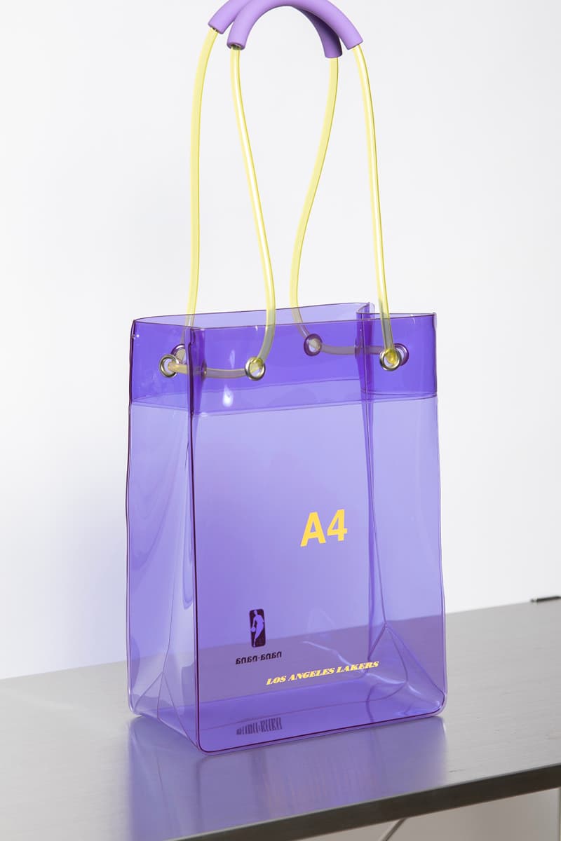 NBA nana-nana Collab Bags Release Info los angeles lakers brooklyn nets golden state warriors national basketball association leather