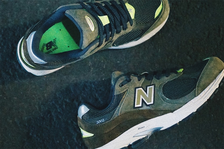 The New Balance 2002R Emerges With "Camo Green/Volt" Theme