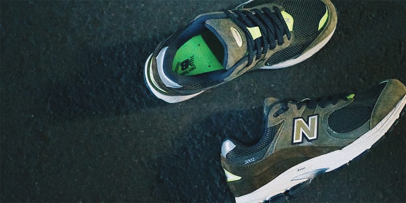 New Balance 2002R Camo Green Volt 