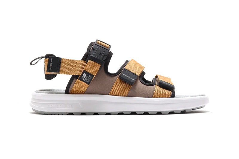 New Balance sandal black beige SDL750BR sdl750tk menswear streetwear kicks slides ss21 spring summer 2021 collection release