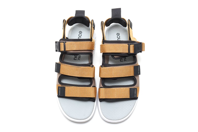 New Balance sandal black beige SDL750BR sdl750tk menswear streetwear kicks slides ss21 spring summer 2021 collection release