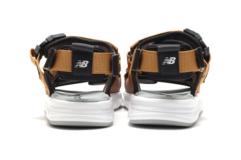 New Balance sandal black beige SDL750BR sdl750tk menswear streetwear kicks slides ss21 spring summer 2021 collection release