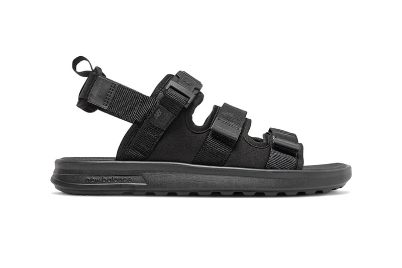New Balance sandal black beige SDL750BR sdl750tk menswear streetwear kicks slides ss21 spring summer 2021 collection release