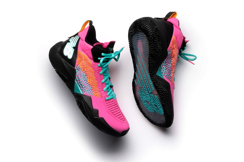 new balance two wxy way basketball shoe sneaker blue yellow black pink orange official release date info photos price store list buying guide
