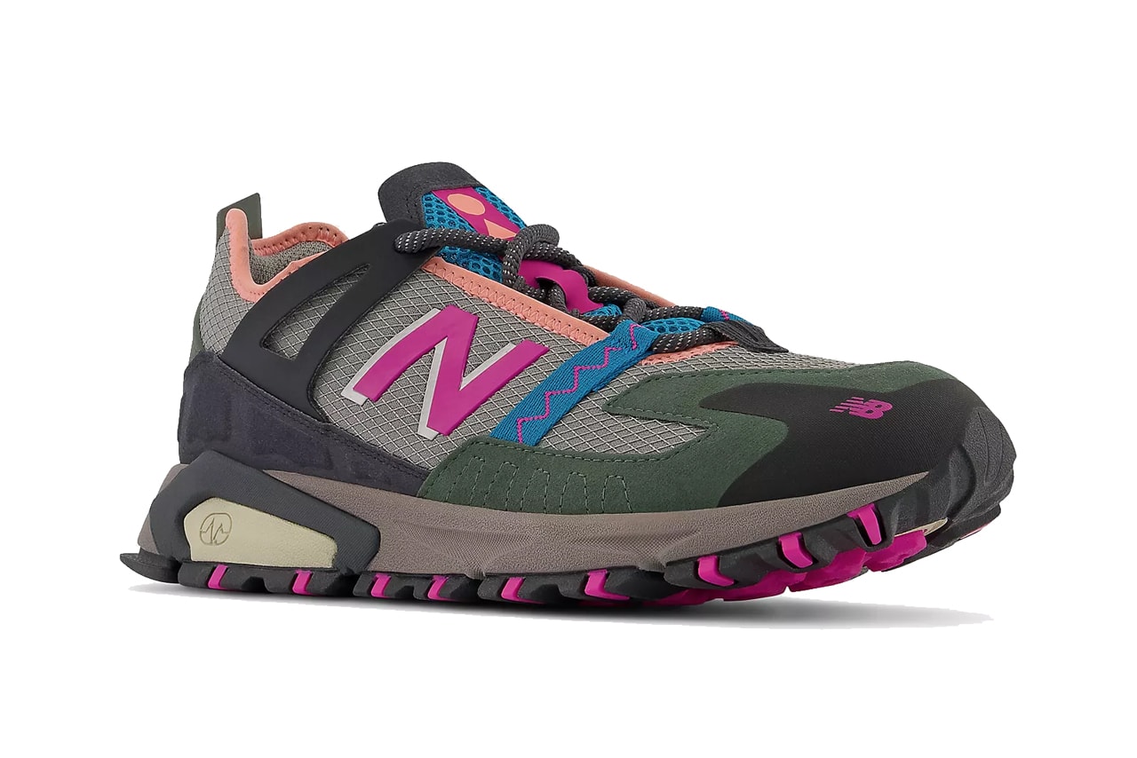 new balance x racer sneaker marblehead exuberant pink blue olive brown orange official release date info photos price store list buying guide