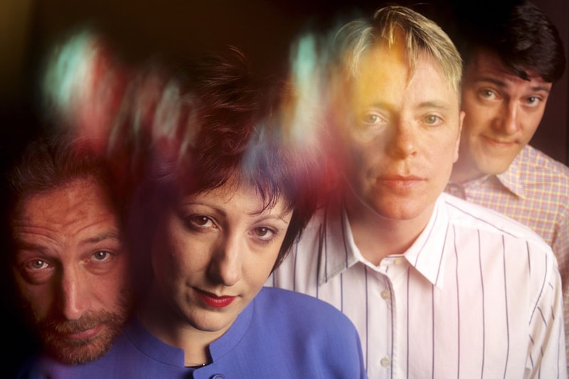 New Order x NOAH Collaboration, Band Legacy peter saville Bernard Sumner, Peter Hook, Gillian Gilbert, Stephen Morris, Tom Chapman, Phil Cunningham history ian curtis joy division album artwork covers collection playlist release date info buy