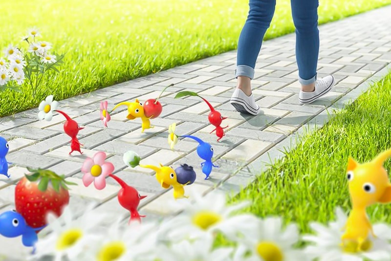 Niantic Nintendo Pikmin AR walking game teaser pokemon go AR augmented reality mobile games japan tech 