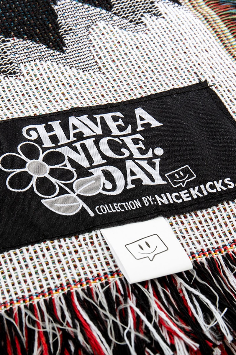 Nice Kicks x adidas Ultra4D “Have a Nice Day” Capsule Collection Blanket Scarf Skateboarding Deck Sweater Hoodie Sweatpants Shirts T-Shirt Tee Trucker Cap Shorts 