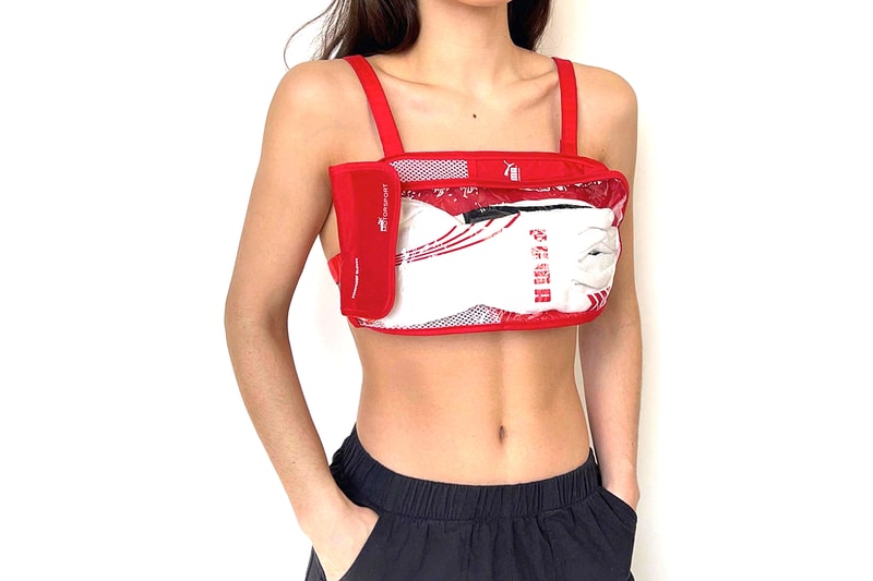 Nicole McLaughlin Raffles Upcycled Puma Sports Bras Motorsports Soccer Basketball Running Golf Basketball