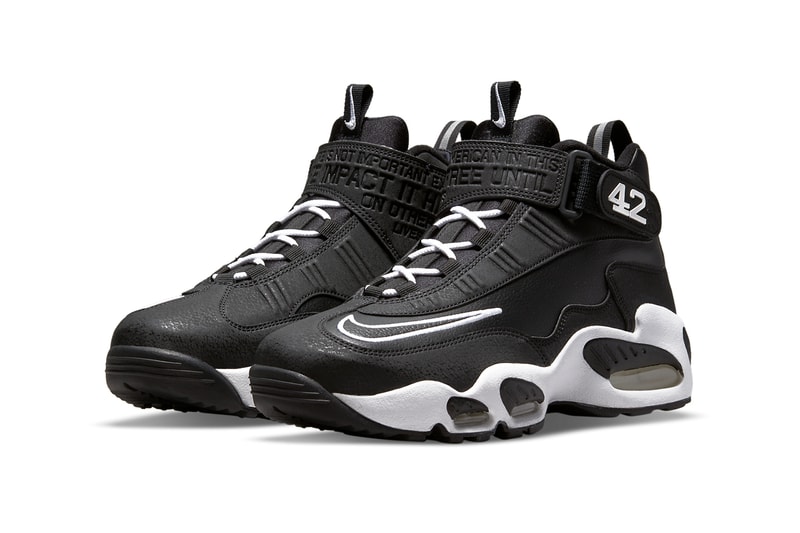 nike sportswear air ken griffey jr max 1 jackie robinson day black white dm0044 001 official release date info photos price store list buying guide