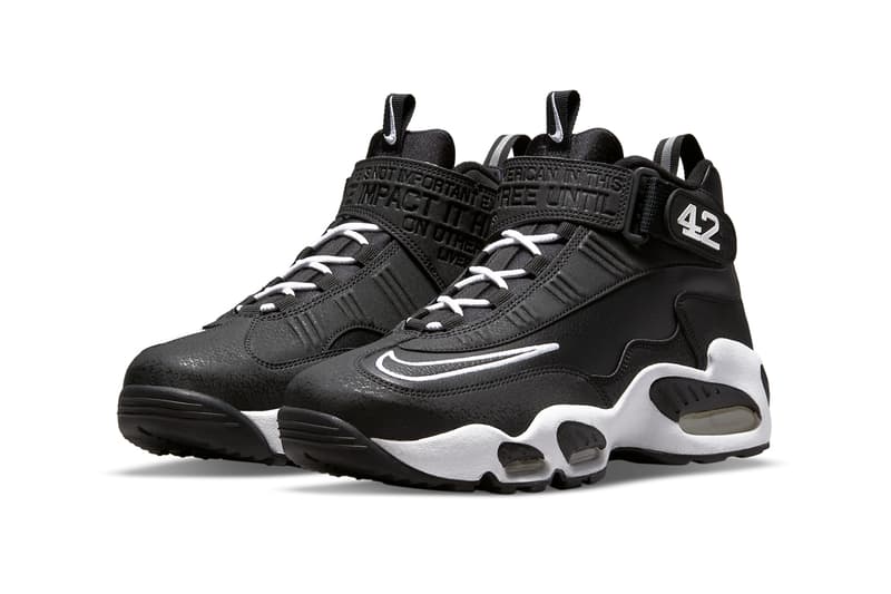 nike sportswear air ken griffey jr max 1 jackie robinson day black white dm0044 001 official release date info photos price store list buying guide