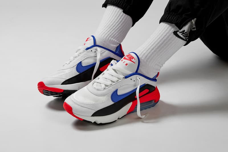 nike air max 2090 eoi closer look release information bright crimson racer blue summit white details buy cop purchase