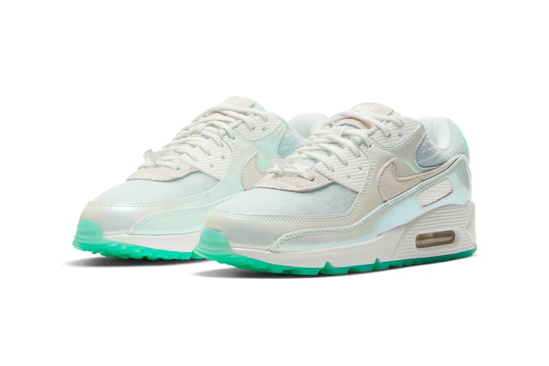 nike sportswear air max 90 future is clear white jade green DH8074 100 official release date info photos price store list buying guide