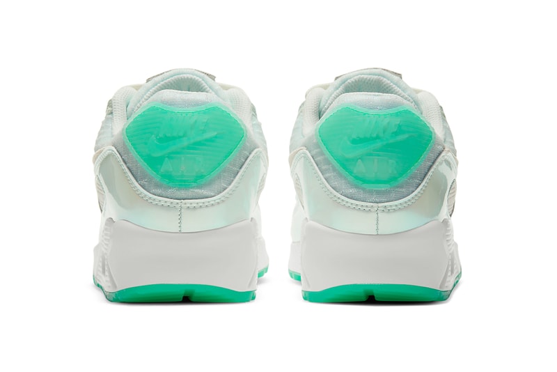 nike sportswear air max 90 future is clear white jade green DH8074 100 official release date info photos price store list buying guide