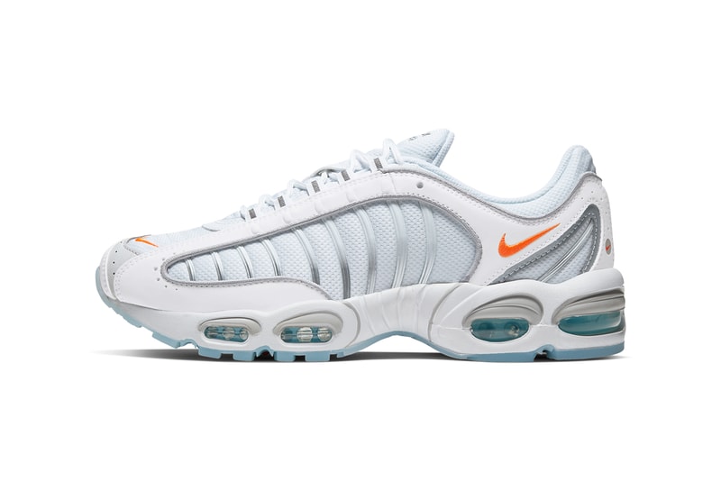 nike sportswear air max tailwind iv 4 platinum tint white ice total orange 3m reflective CT1614 100 official release date info photos price store list buying guide