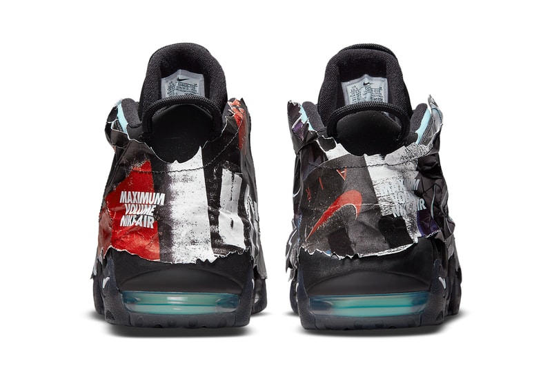 nike sportswear air more uptempo maximum volume vintage print ads scottie pippen black tiffany blue DJ4633 010 official release date info photos price store list buying guide 