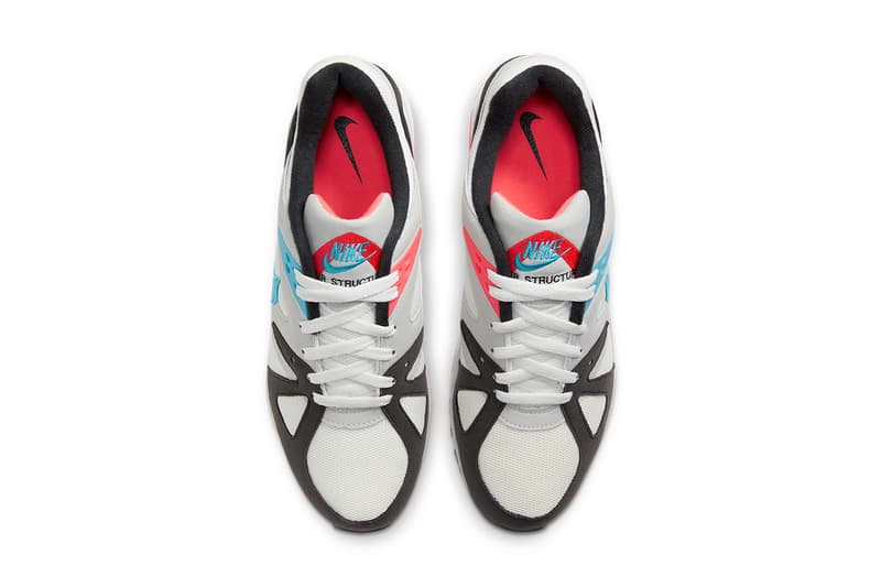 nike air structure og white neo teal black infrared CV3492 100 release date store list buying guide photos price hanon sportswear 30th anniversary