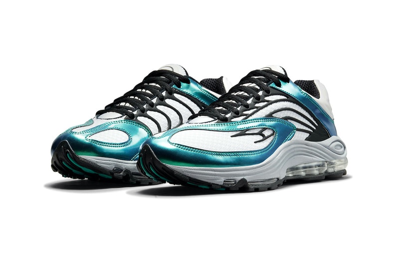 Nike Air Tuned Max "Aquamarine" Release Info retro sneaker footwear kicks retro blue green black dh8623-100