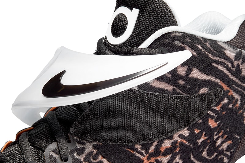 nike kd 14 black red white blue yellow CW3935 001 release info store list buying guide photos price kevin durant brooklyn nets signature shoe 