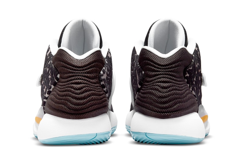 nike kd 14 black red white blue yellow CW3935 001 release info store list buying guide photos price kevin durant brooklyn nets signature shoe 
