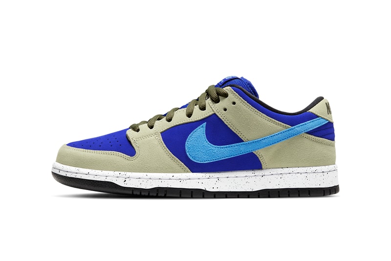 nike sb dunk low acg caldera celedon coast concord black tan purple white blue BQ6817 301 official release date info photos price store list buying guide