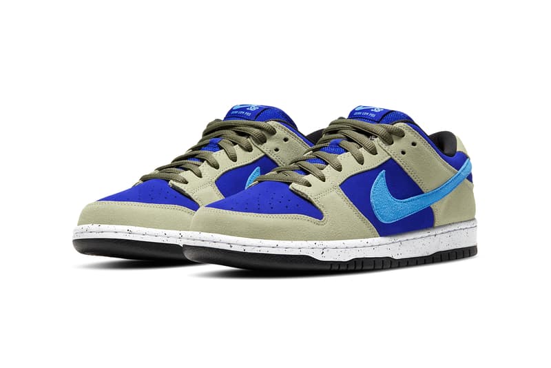 nike sb dunk low acg caldera celedon coast concord black tan purple white blue BQ6817 301 official release date info photos price store list buying guide