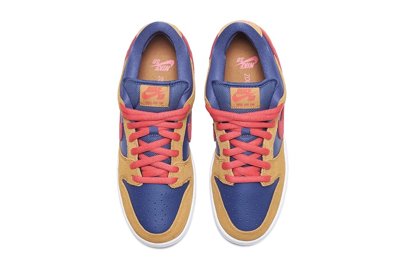nike sb dunk low wheat light fusion red dark purple BQ6817 700 release date info store list buying guide photos price 