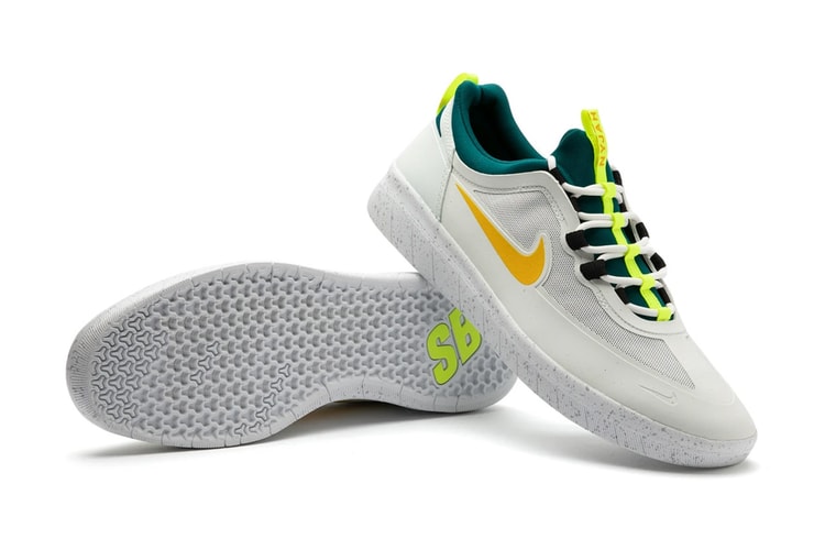 Nike SB Nyjah Free 2 Arrives in Crisp "Summit White/University Gold" Colorway