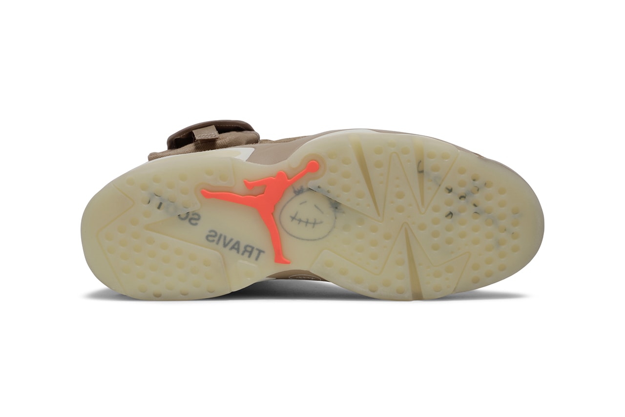 Travis Scott Air Jordan 6 British Khaki sail white light brown footwear shoes menswear kicks runners trainers spring summer 2021 ss21 info