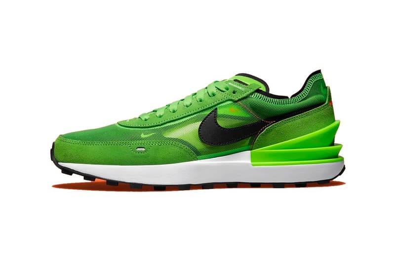 nike waffle one electric green footwear shoes sneakers