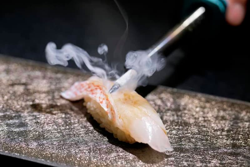 Ninokura Sushi no Kura Prepare Nigiri Soldering Iron Info Hokkaido