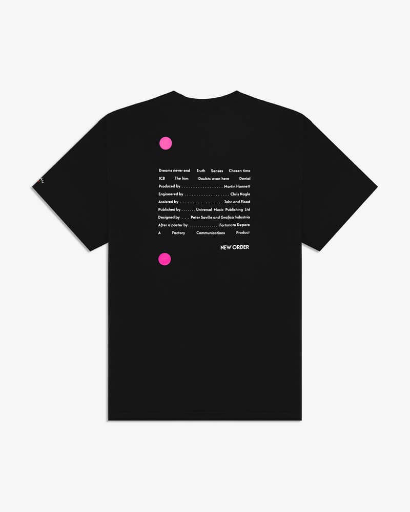 NOAH x New Order Collaboration Collection Release Date true faith thieves like us perfect kiss truth denial technique bizarre love triangle movement power corruption lies low life
