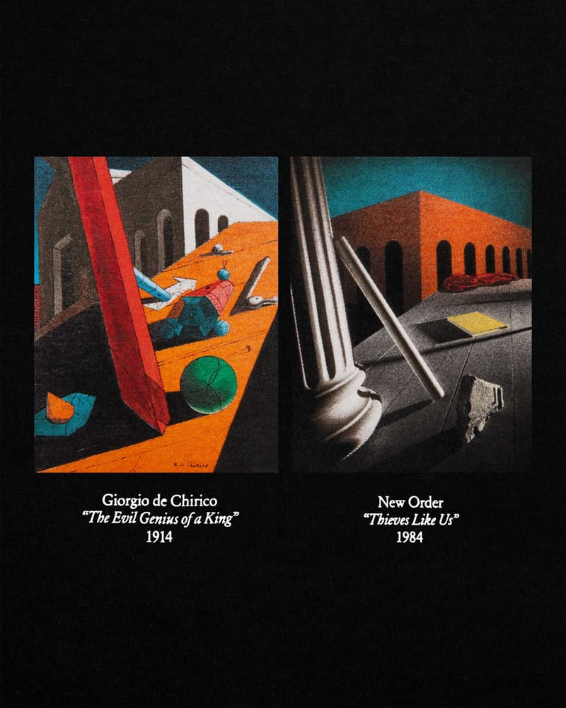 NOAH x New Order Collaboration Collection Release Date true faith thieves like us perfect kiss truth denial technique bizarre love triangle movement power corruption lies low life