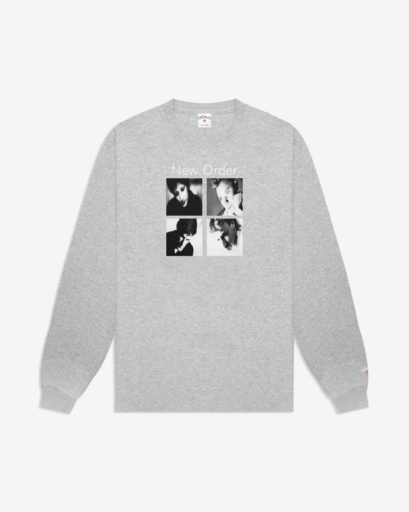 NOAH x New Order Collaboration Collection Release Date true faith thieves like us perfect kiss truth denial technique bizarre love triangle movement power corruption lies low life
