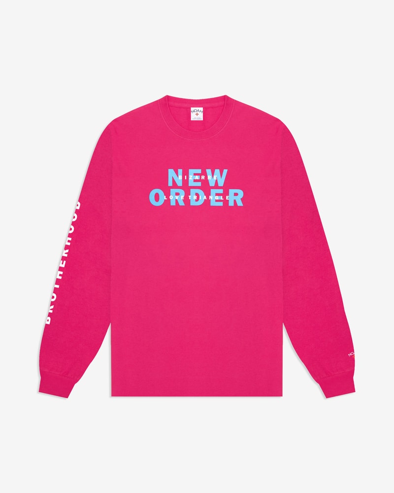 NOAH x New Order Collaboration Collection Release Date true faith thieves like us perfect kiss truth denial technique bizarre love triangle movement power corruption lies low life