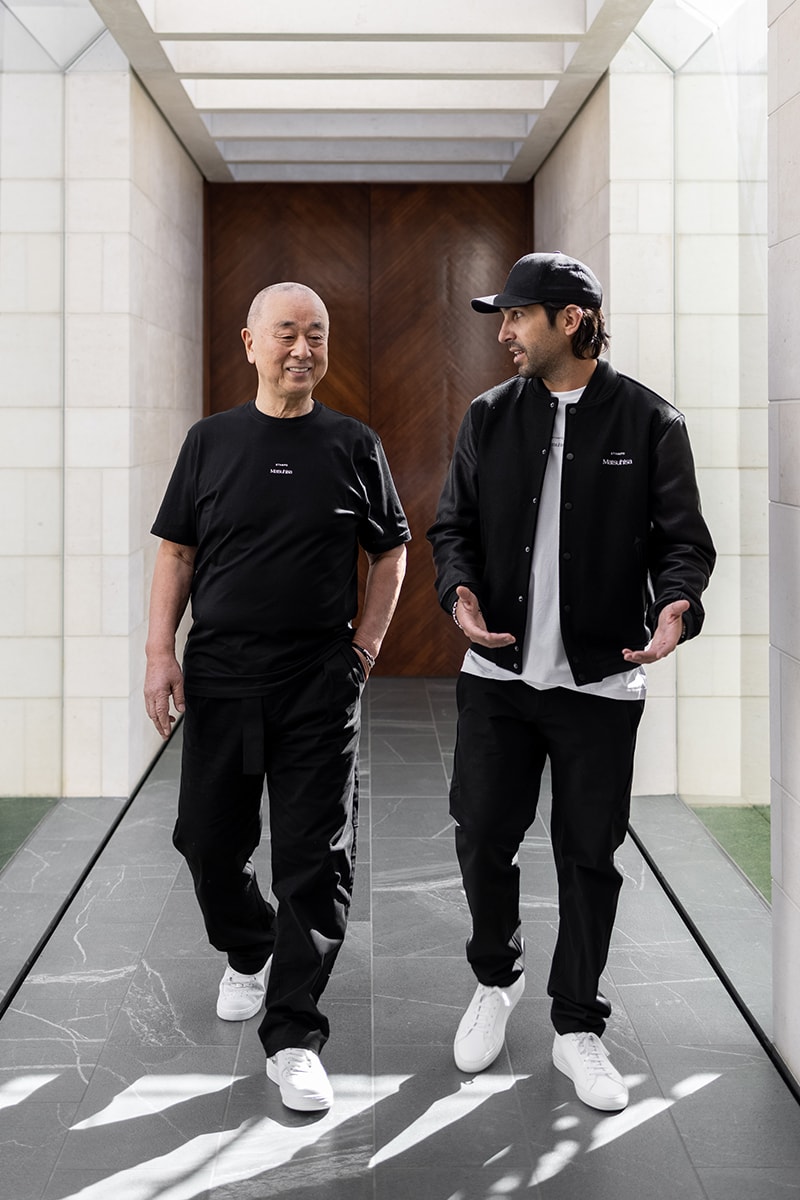 Nobu Matsuhisa STAMPD Collection Release Info Beverly Hills Sushi Club Jacket T shirt Tee Hat Cap