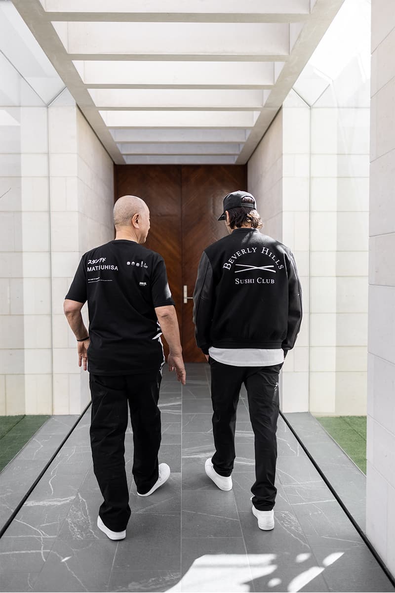 Nobu Matsuhisa STAMPD Collection Release Info Beverly Hills Sushi Club Jacket T shirt Tee Hat Cap
