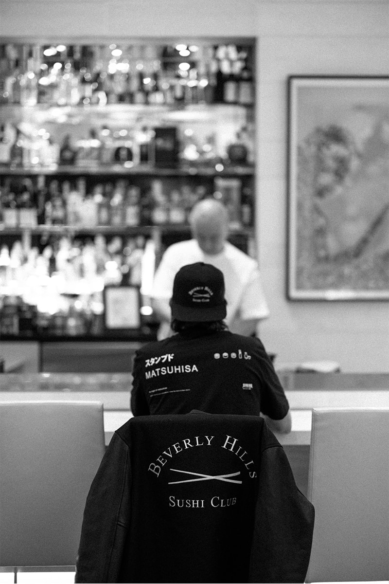 Nobu Matsuhisa STAMPD Collection Release Info Beverly Hills Sushi Club Jacket T shirt Tee Hat Cap