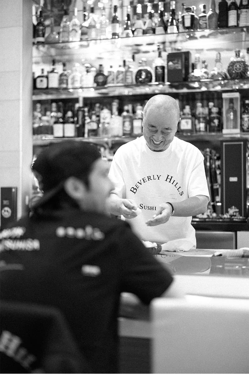 Nobu Matsuhisa STAMPD Collection Release Info Beverly Hills Sushi Club Jacket T shirt Tee Hat Cap