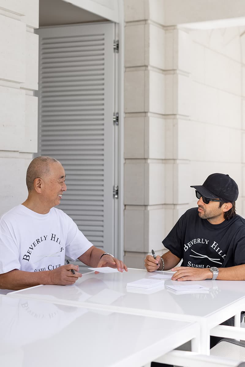 Nobu Matsuhisa STAMPD Collection Release Info Beverly Hills Sushi Club Jacket T shirt Tee Hat Cap