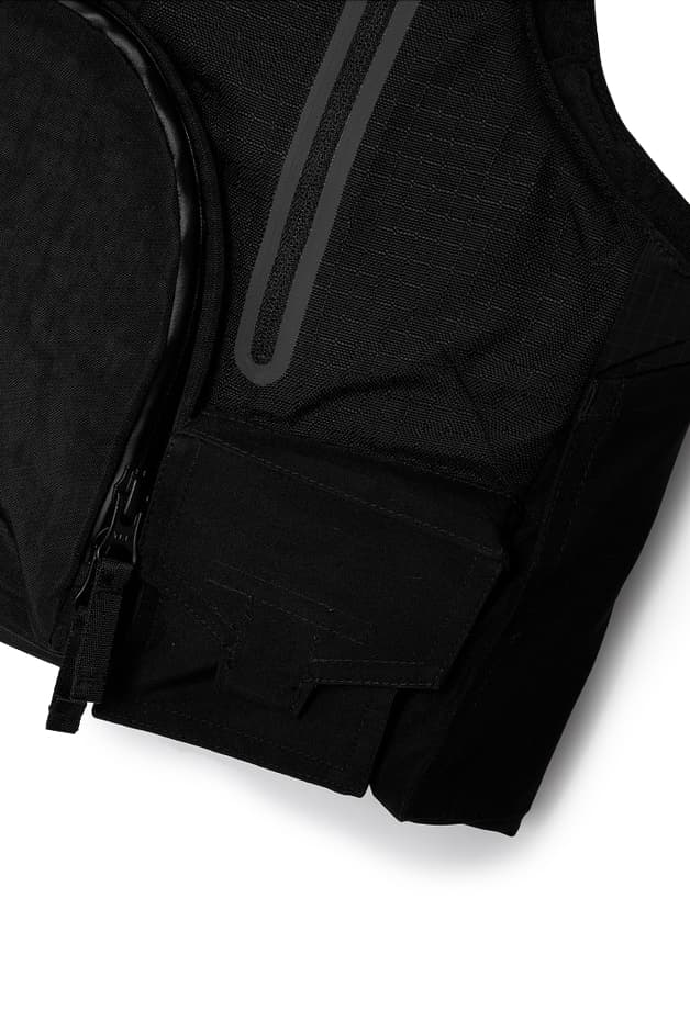 Drake x Nike NOCTA GORE-TEX Capsule Release Date black colorway price info buy DA3991-010 DC9879-010 DA3987-010 sivasdescalzo atmos tech 12 web store resale rep waterproof cargo vest jacket shirt tee swoosh hat cap hoodie sweater logo